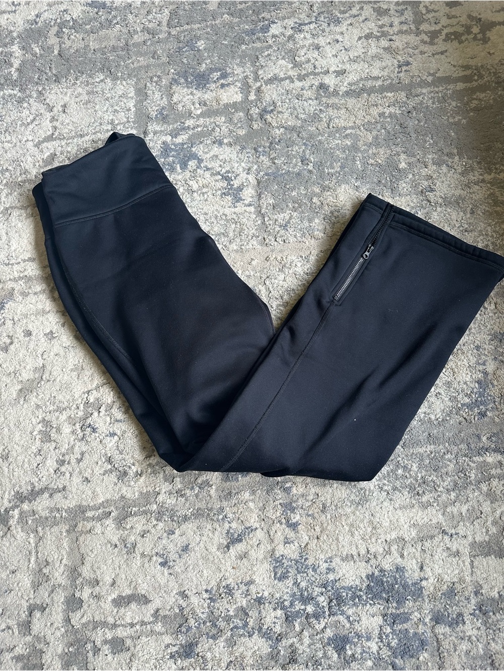 Old Navy Black High-Rise Flare Leggings Cozecore Large High Rise Flare Go Dry